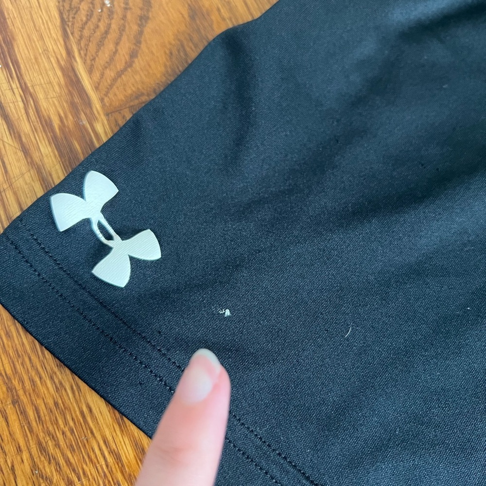 ◾️UNDER ARMOUR: Boy’s S, loose black athletic shorts preowned w/pockets◾️ - Picture 7 of 11